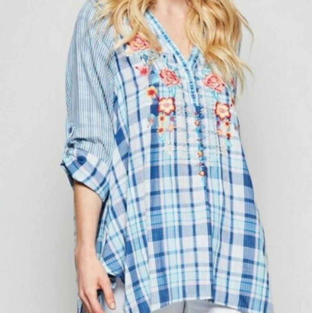 Angel Heart Boutique Embroidered Top